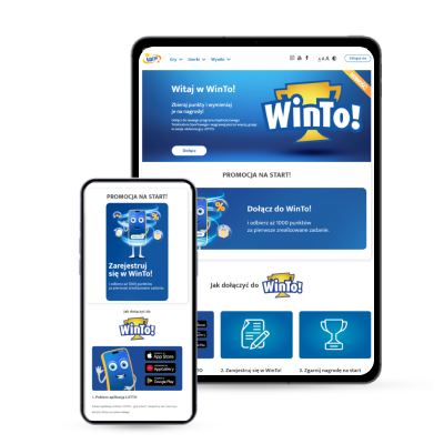 Program lojalnościowy WinTo! w aplikacji mobilnej LOTTO  - graj online!