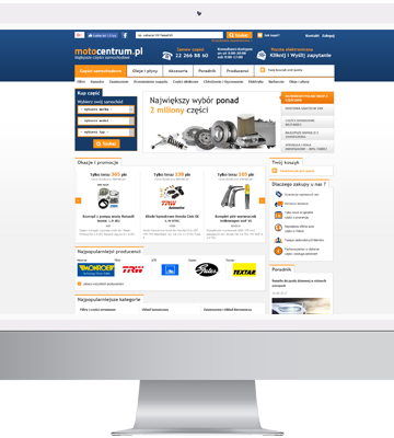 Sklep internetowy MotoCentrum.pl - części zamienne do aut