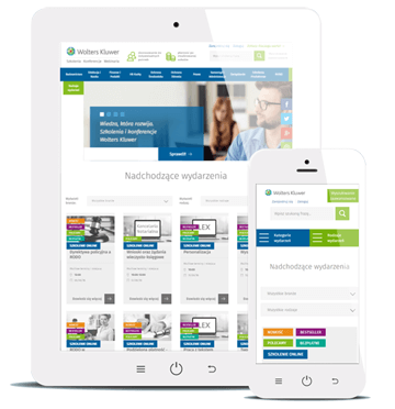 Serwis internetowy dla Wolters Kluwer