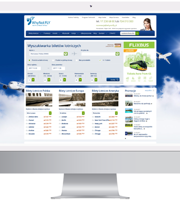 Promocja serwisu Whynotfly.pl
