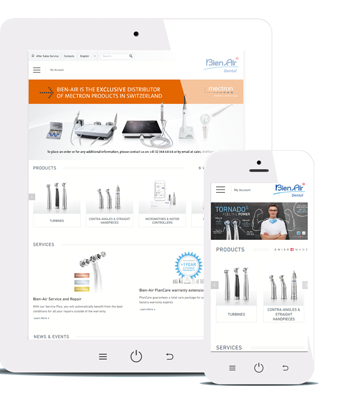 Rozbudowana platforma dla Bien-Air (Magento 2)