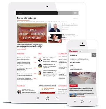 Portal prawniczy "Prawo.pl" dla Wolters Kluwer