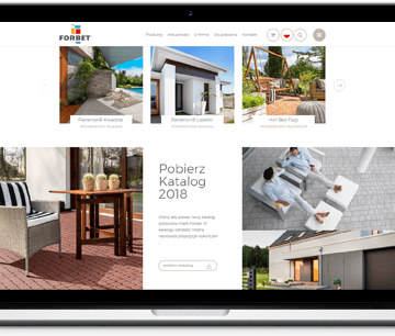 Serwis wizerunkowo-produktowy dla Forbet