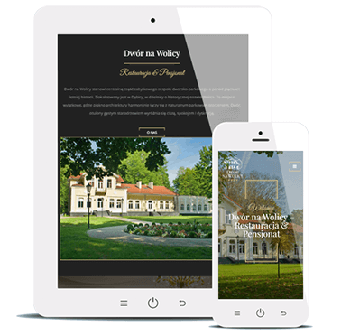 Strona internetowa dla Dwór na Wolicy [Wordpress]
