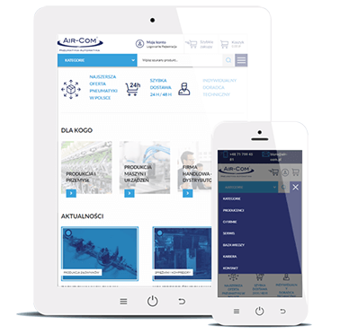 Platforma zakupowa B2B i wdrożenie Pimcore dla Air-Com Pneumatyka