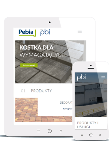 Serwis produktowy i korporacyjny dla Grupy PBI