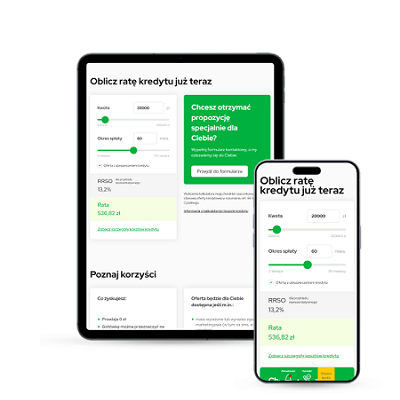Serwis internetowy z kalkulatorami kredytowymi dla Velo Bank