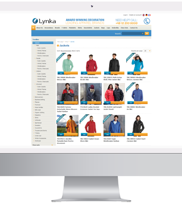 Platforma handlowa zawierająca sklepy B2C i B2B