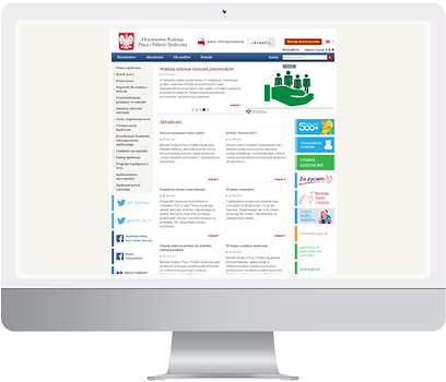 Serwis internetowy Ministerstwa Pracy i Polityki Społecznej