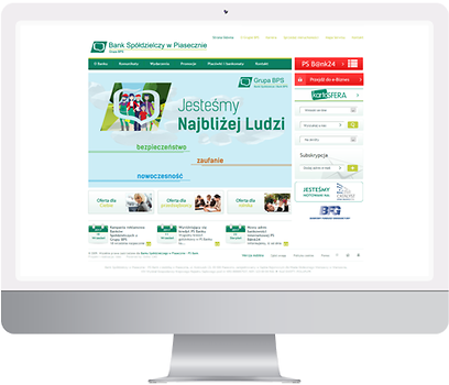 Serwis internetowy Banku Spółdzielczego w Piasecznie - PS Bank