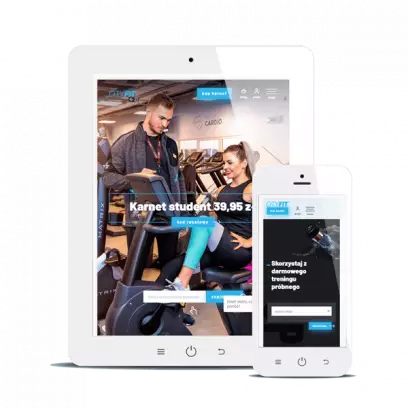 Nowoczesna strona internetowa dla CityFit