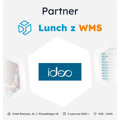Ideo Software partnerem konferencji Lunch z WMS!