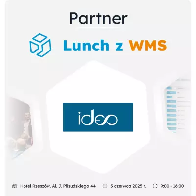 Ideo Software partnerem konferencji Lunch z WMS!
