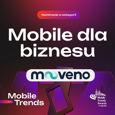 Nominacja Mobile Trends Awards 2025 dla aplikacji Mooveno!