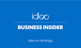 Ideo w rankingu „Najlepsze Software House’y w Polsce” - publikacja Business Insider