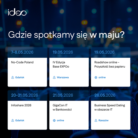 Gdzie spotkamy się w maju?