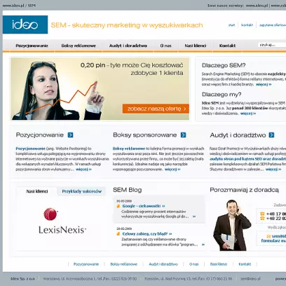 Ideo uruchamia dedykowany dział promocji w wyszukiwarkach