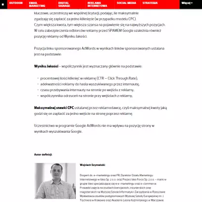 A - AdWords (Encyklopedia Marketingu)