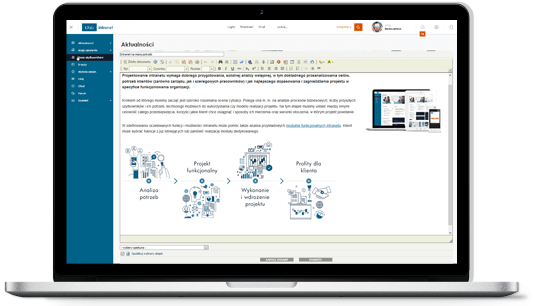 Demo Edito CMS - własny portal informacyjny